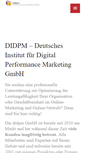 Mobile Screenshot of didpm.de