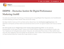 Tablet Screenshot of didpm.de